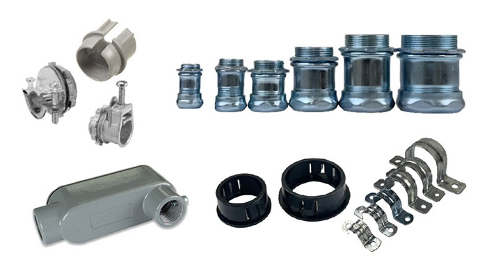Fittings, Connectors & EMT Straps