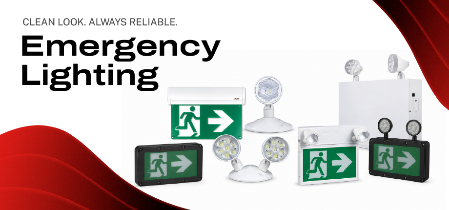 Emergency Lighting - Clean Look. Always Reliable.