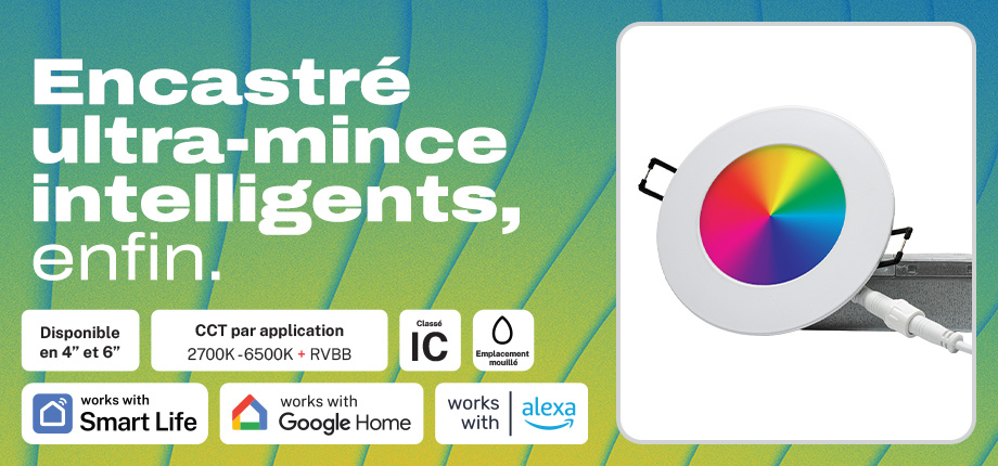 Encastré ultra-mince intelligents, enfin