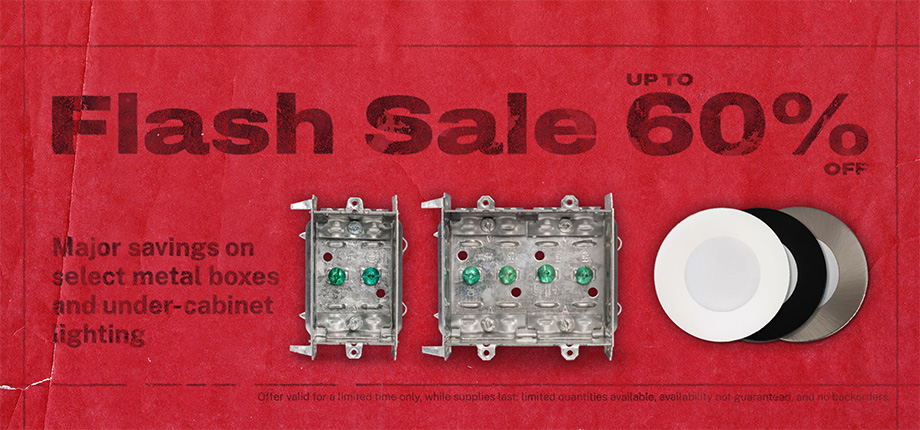 Flash Sale – Up to 60% off