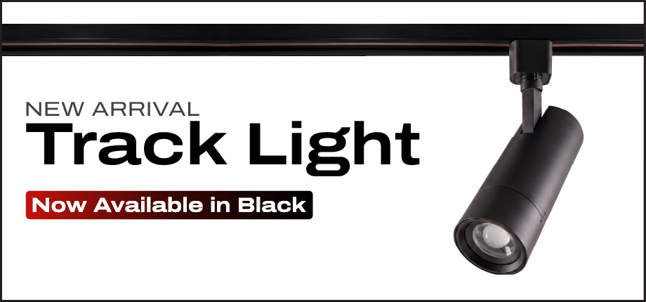 New Arrival Track Light - Now Available in Black