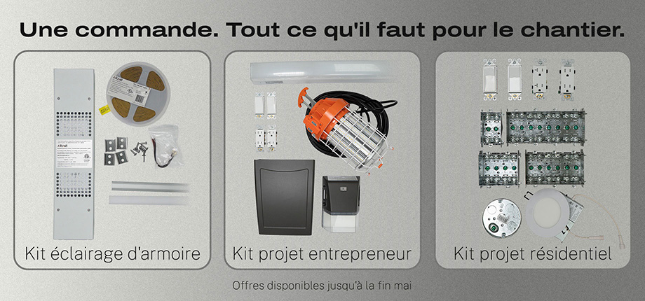 Une commande. Tout ce qu'il faut pour le chantier — Offres groupées