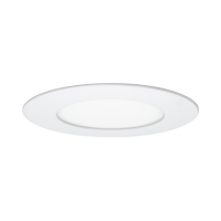 Arani SL4-RGBW-R-WH-V4 4 in RGBW LED slim panel, side profile showing ultra-thin design