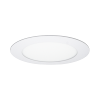 Arani SL6-RGBW-R-WH-V4 6 in RGBW LED slim panel, side profile showing ultra-thin design