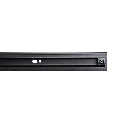 black LED track lighting rail