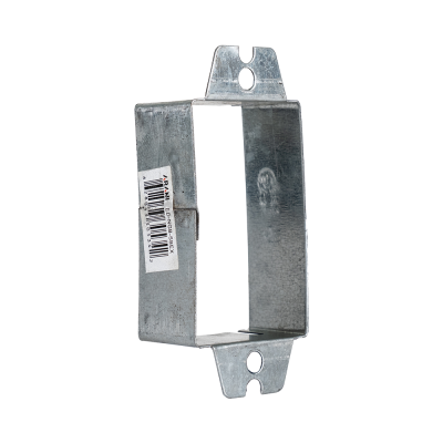 Arani SBEX device box extension ring, 7/8 in deep, rear three-quarter view: hollow ring with no back wall