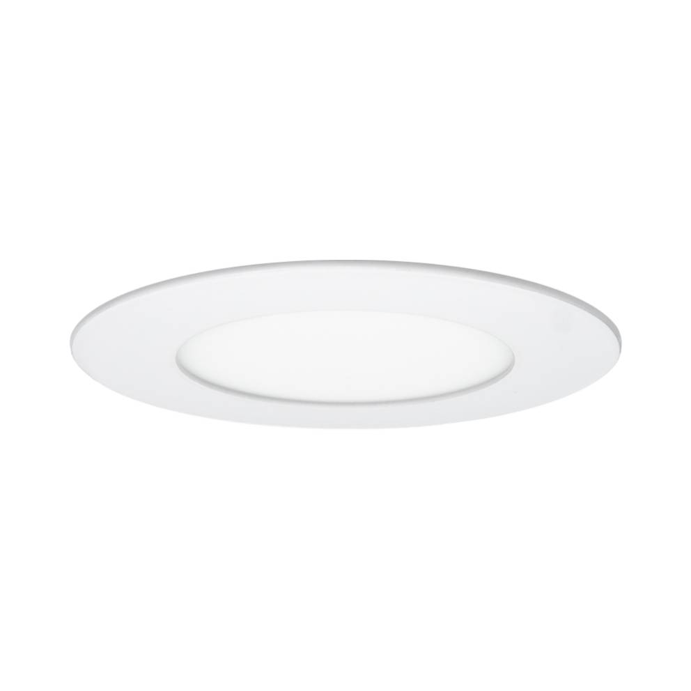 Arani SL4-RGBW-R-WH-V4 4 in RGBW LED slim panel, side profile showing ultra-thin design
