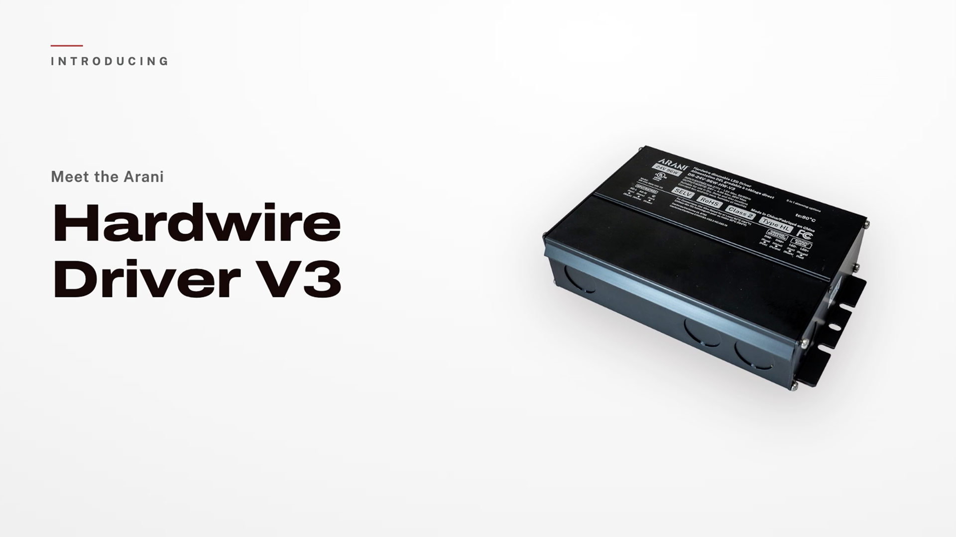 Arani Hardwire Driver V3