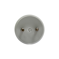 Vue de face du culot bi-broches G13 d'un tube DEL T8 de 4 pi, 18 W, 5000 K