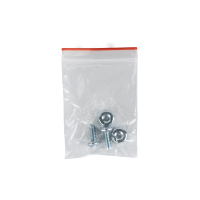 Sachet de quincaillerie de fixation inclus avec le couvercle carré Arani ED-SBC-8362, contenant vis et écrous