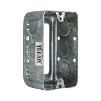 Arani 1110-R bague de rallonge utilitaire, 1-7/8 po, débouchures, vue trois quarts : anneau ajouré avec débouchures latérales