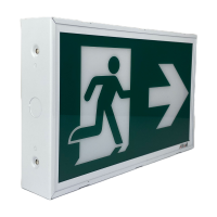 Homme Qui Court 2 Acier |  Batterie de Secours  | 1W | 120-347V | V1-image
