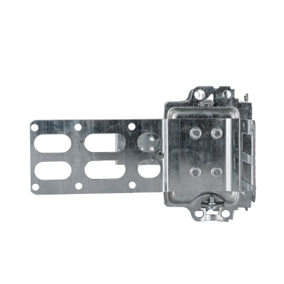 Arani 3104-KSSX boîte bombée groupable, montant métallique, 2-1/2 po, débouchures, détail du support