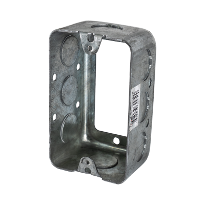 Arani 1110-R bague de rallonge utilitaire, 1-7/8 po, débouchures, vue trois quarts avec anneau creux sans paroi arrière