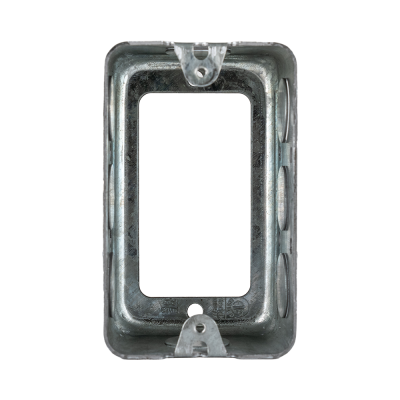 Arani 1110-R bague de rallonge utilitaire, 1-7/8 po, débouchures, vue avant avec ouverture traversante sans paroi arrière