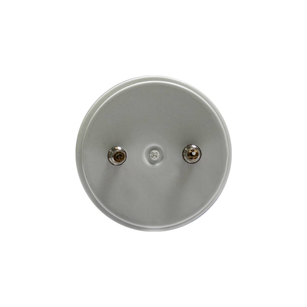 Vue de face du culot bi-broches G13 d'un tube DEL T8 de 4 pi, 18 W, 5000 K