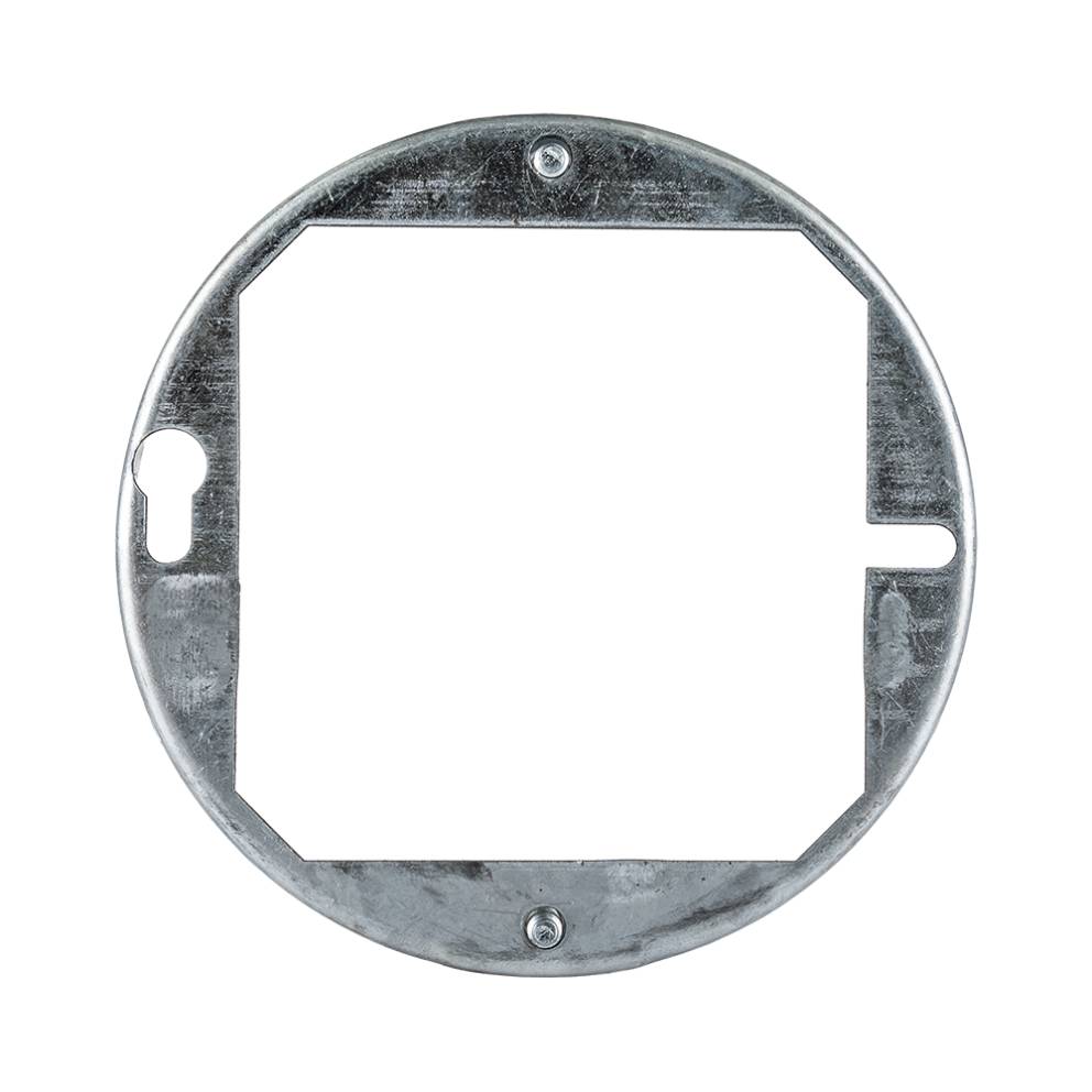 Vue arrière de la bague de rallonge octogonale Arani ED-OEX-OBEX montrant la face de fixation plate et les fentes en trou de ser